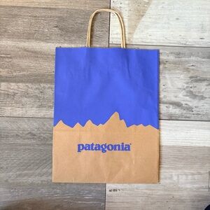 Patagonia Paper Gift Shopping Bag 10X13X5